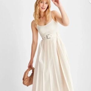 Women's Strappy Pleated Midi Dress - Future Collective with Reese Blutstein
